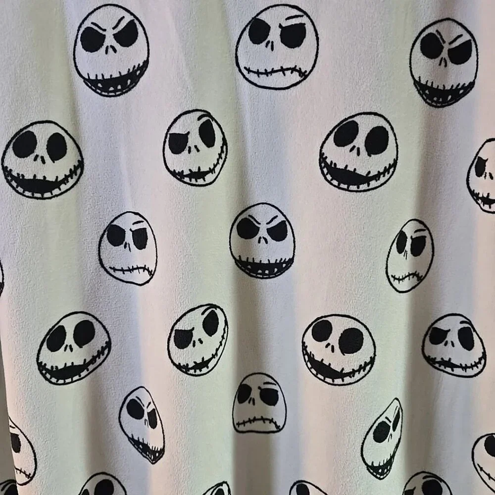 Disney Nightmare Before Christmas Soft Fleece Loungewear Pajama Top Women Medium - Picture 2 of 4